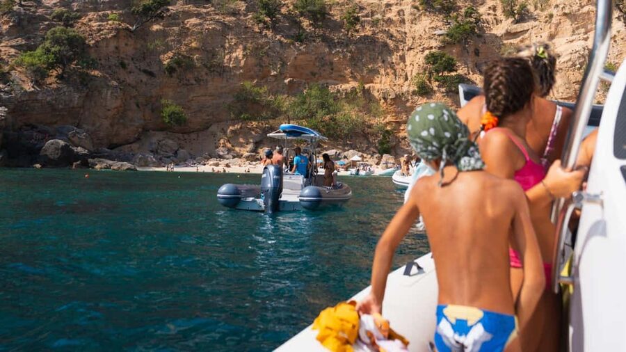 From Arbatax: RIB tour to Cala Mariolu and Cala Goloritzè - Cala Goloritzè from the water