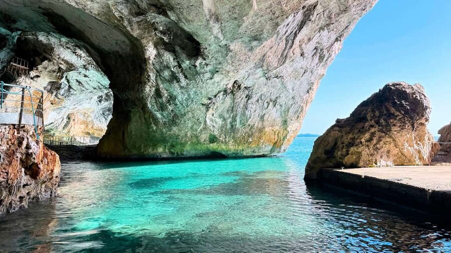 From Cala Gonone: Gulf of Orosei Dinghy Trip - Cala Sisine, lunch, and the practical break