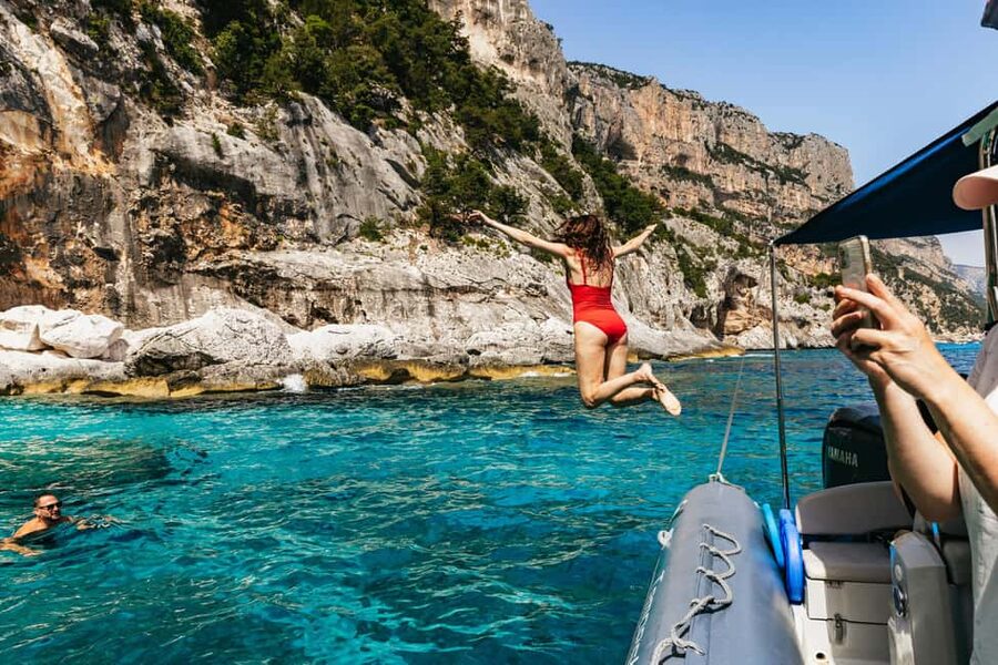 From Cala Gonone: Gulf of Orosei Dinghy Trip - Starting early from Cala Gonone