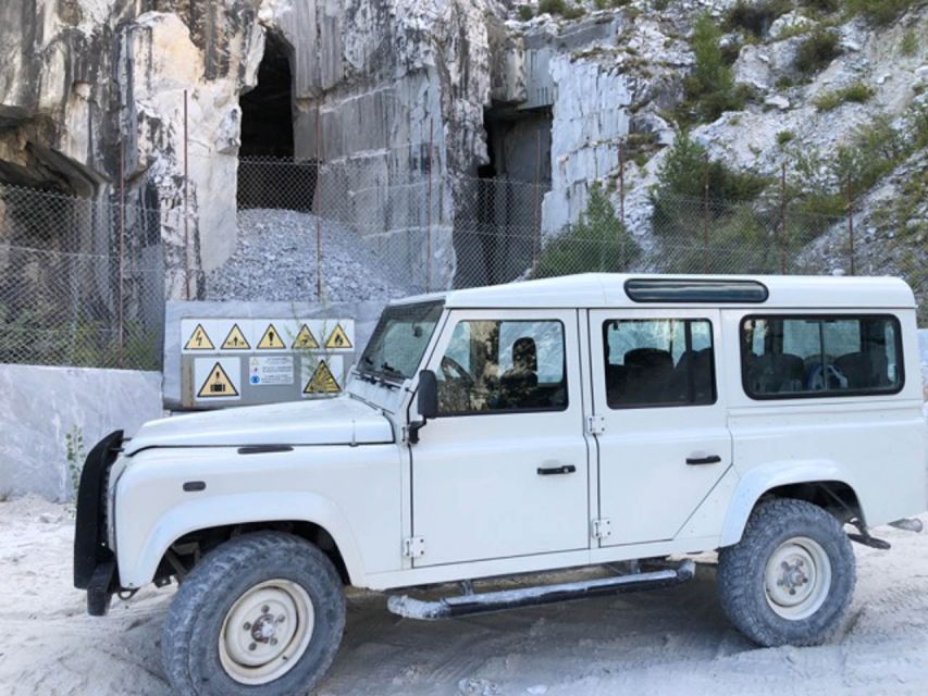 From Carrara: Marble Quarries Jeep Tour with Lardo Tasting - Key points to know before you book
