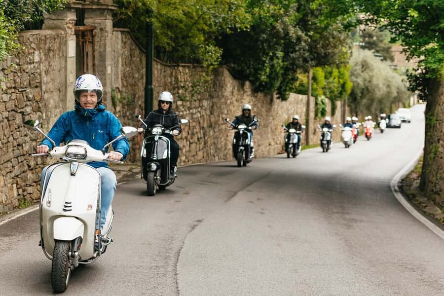 From Florence: Tuscan Countryside Vespa Tour with Tastings - A quick church visit and a change of pace