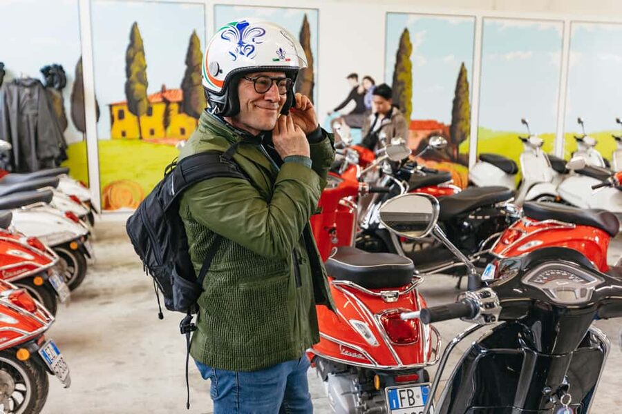 From Florence: Tuscan Countryside Vespa Tour with Tastings - Narrow lanes through olive groves, villas, and castles