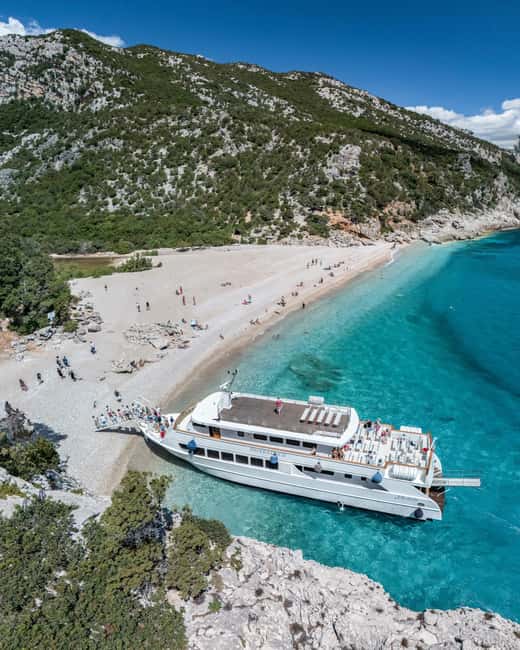 From La Caletta or Orosei: Gulf of Orosei Cruise - Cala Sisine: a beautiful first beach stop