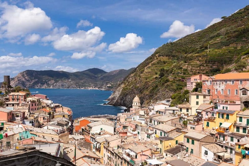 From La Spezia: Cinque Terre Small Group Tour with Limoncino - Riomaggiore: boats, harbor views, and the final stop