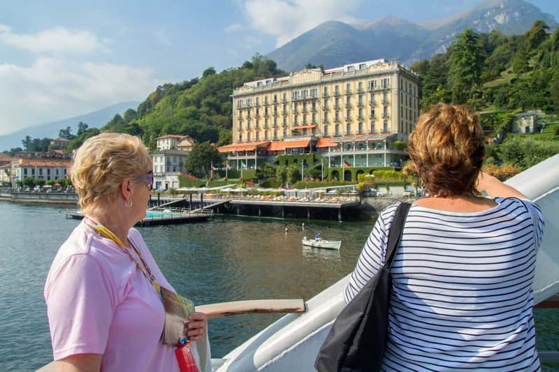 From Milan: Lake Como, Bellagio & Varenna with Private Boat - Public ferries connect the village stops