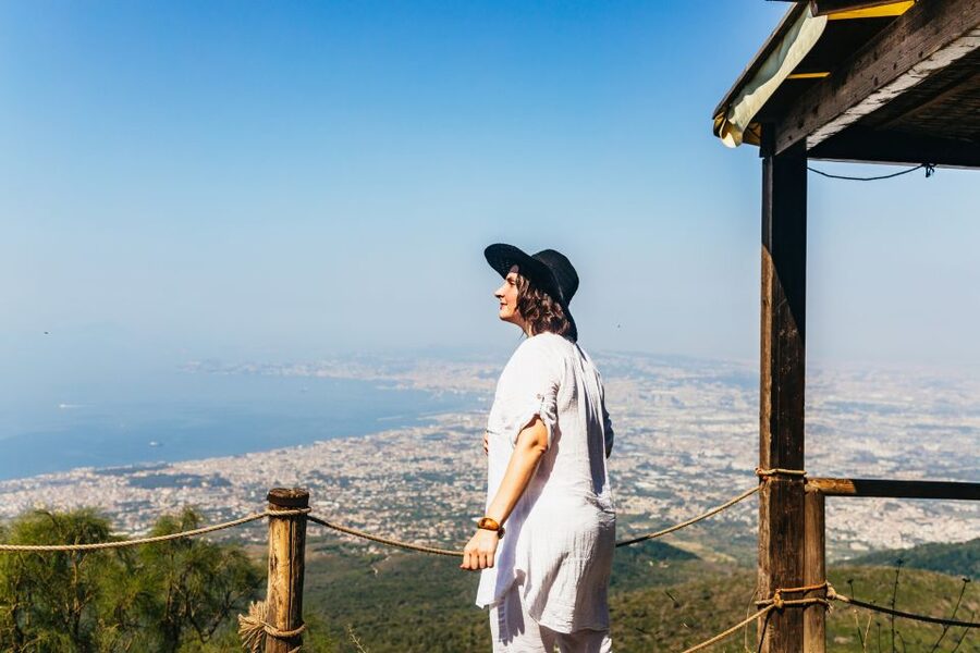 From Naples: All-Inclusive Mount Vesuvius Half-Day Tour - The climb through Vesuvius National Park