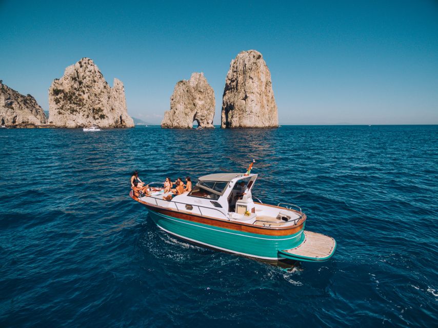 From Naples: Capri Boat Day Trip with Drinks - From Naples to Piano di Sorrento