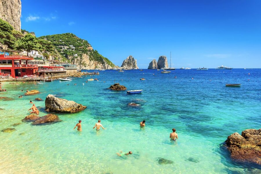From Naples: Capri Guided Tour with Ferry Tickets & Minibus - What is included, and what is not