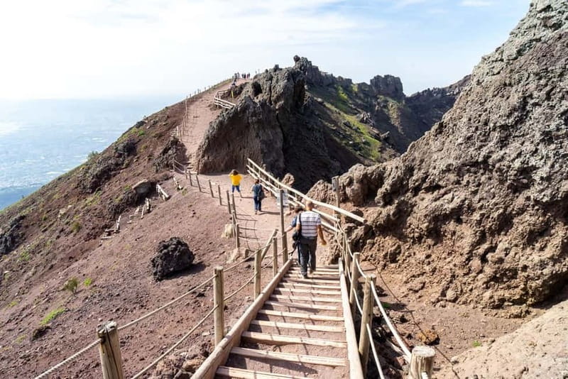 From Naples: Day Trip to Mount Vesuvius - Walking the final kilometer to the crater