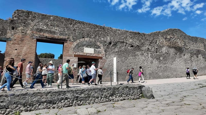 From Naples: Guided tour of Pompeii skip-the-line and round-trip train - Entering Pompeii with skip-the-line admission