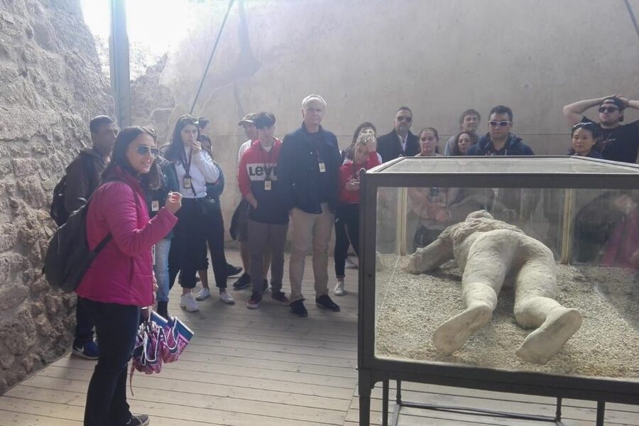 From Naples: Pompeii and Herculaneum Tour with Lunch - Transport, group size, and the pace of the day