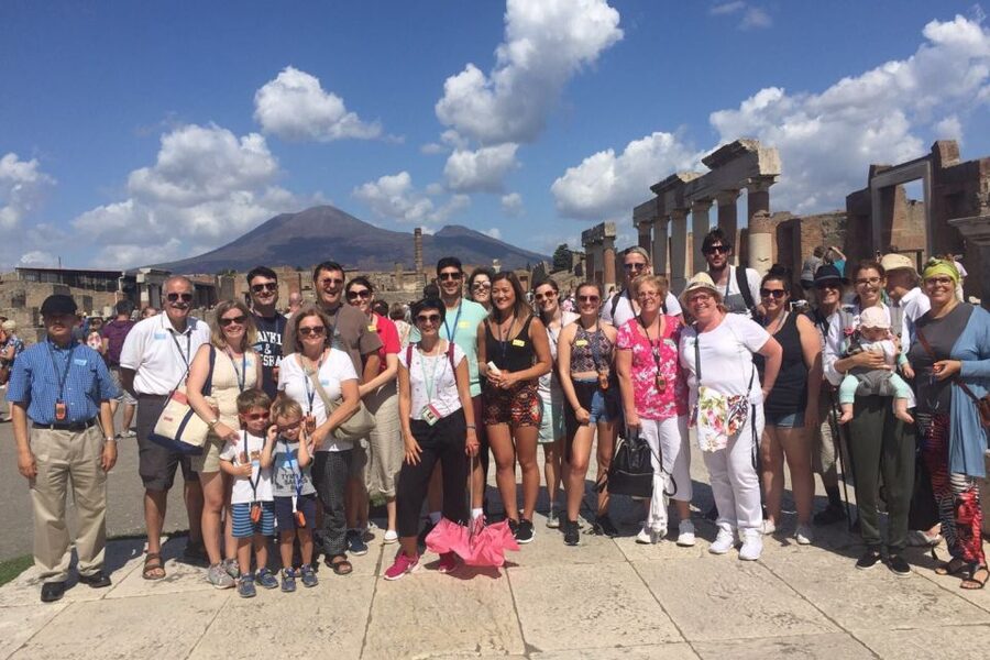 From Naples: Ruins of Pompeii - Guide, audio guide, or bilingual commentary