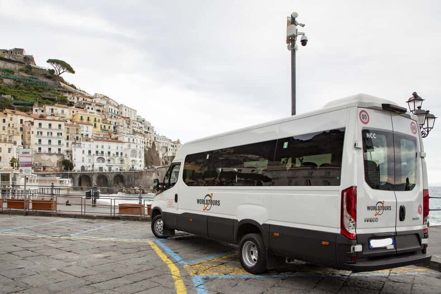 From Naples: Sorrento, Positano and Amalfi Full-Day Tour - The road to Positano is part of the show