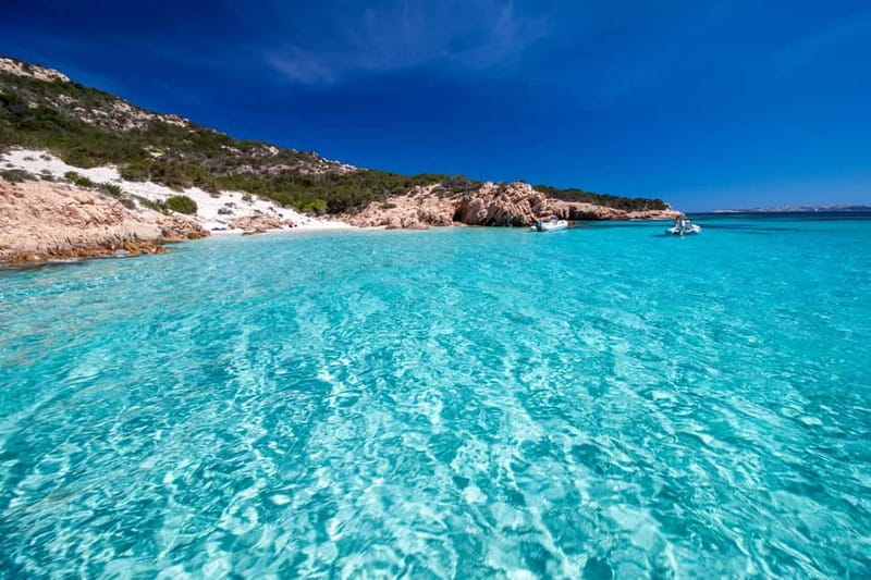 From Palau: 4 stops boat tour to La Maddalena archipelago - Swimming at Budelli’s Piscine Naturali