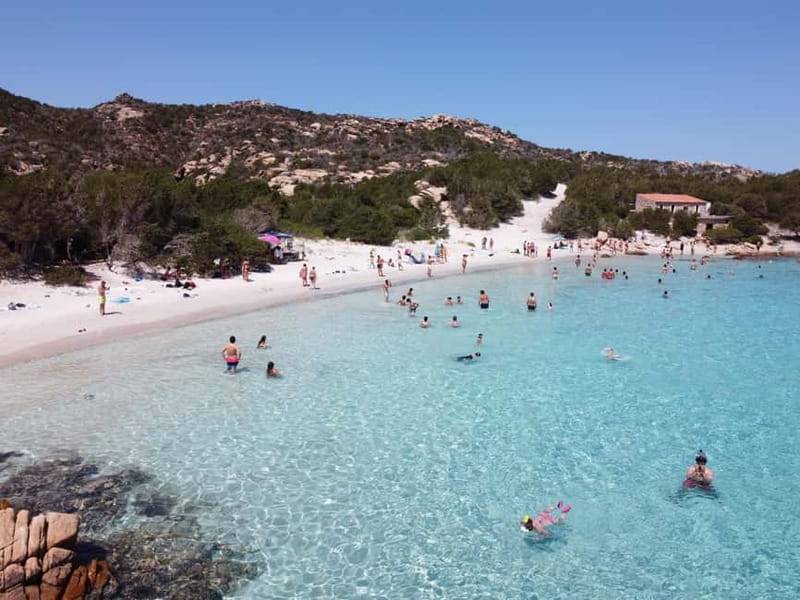 From Palau: 4 stops boat tour to La Maddalena archipelago - What the €65.25 price really covers