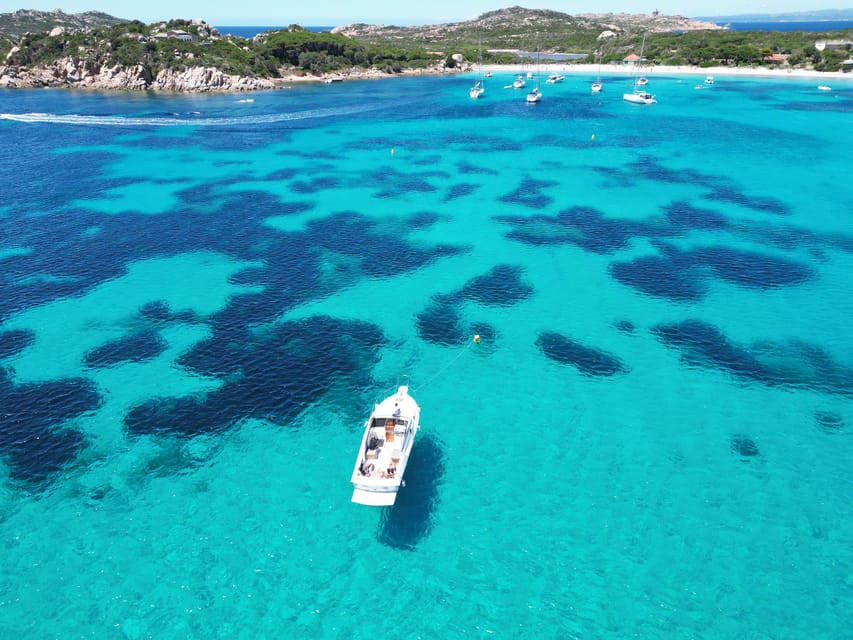 From Palau/La Maddalena: All inclusive Yacht Tour - Budelli and the protected Pink Beach area
