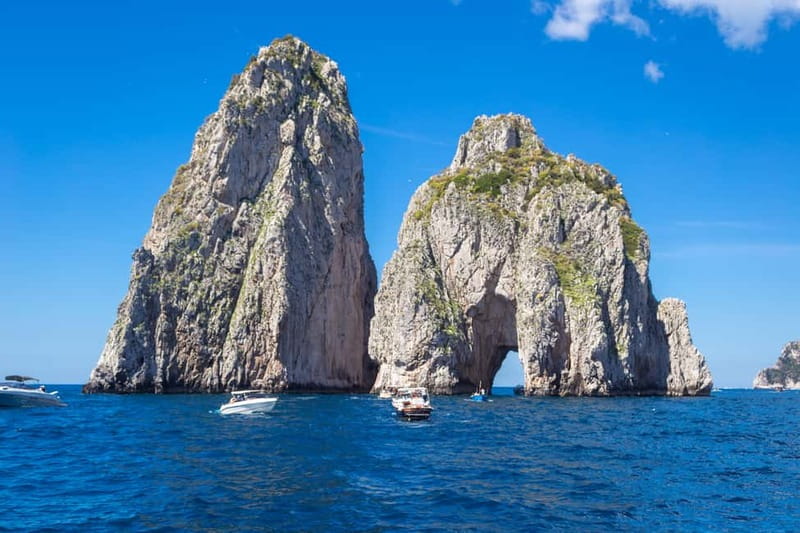 From Pompeii/Castellammare/Vico Equense: Capri Day Cruise - Why the boat approach makes Capri special