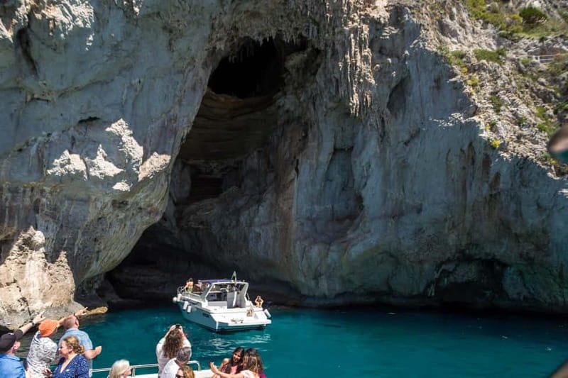 From Pompeii/Castellammare/Vico Equense: Capri Day Cruise - The return boat and limoncello finish