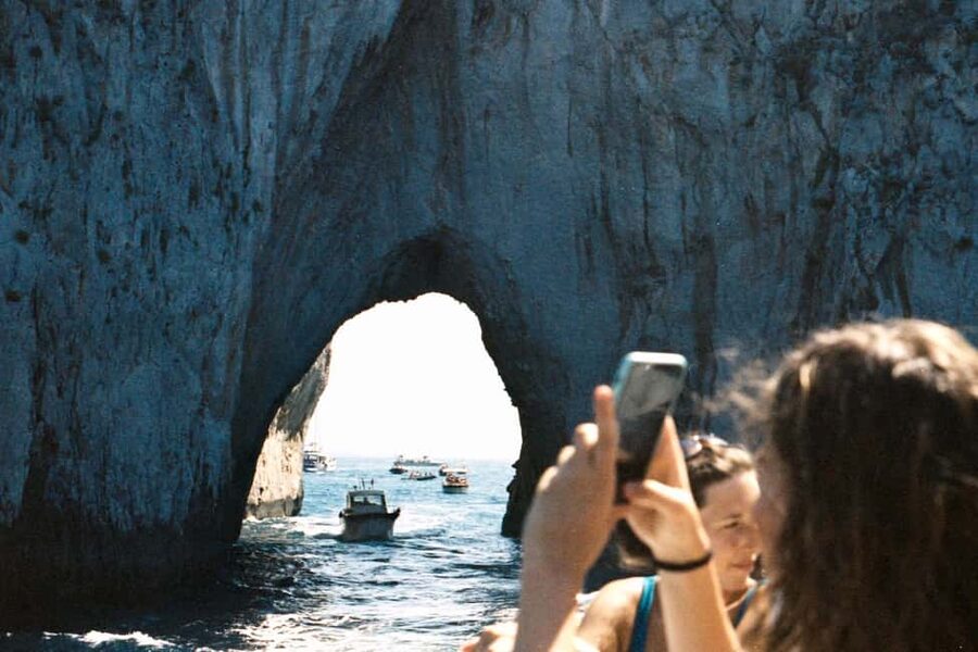 From Positano: Day trip to Capri - Group Tour by boat - Capri’s caves, rocks, and lighthouse