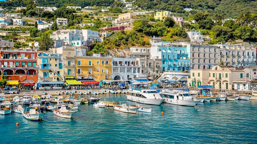From Positano: Day trip to Capri - Group Tour by boat - The optional Blue Grotto visit
