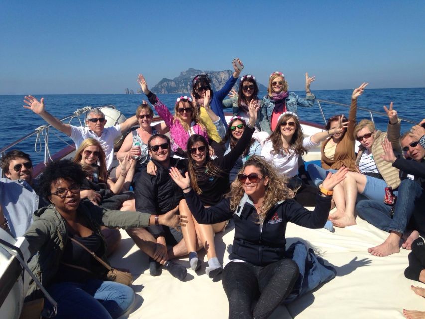 From Positano, Praiano, or Amalfi: Capri Full-Day Boat Tour - The ride from the Amalfi Coast to Capri