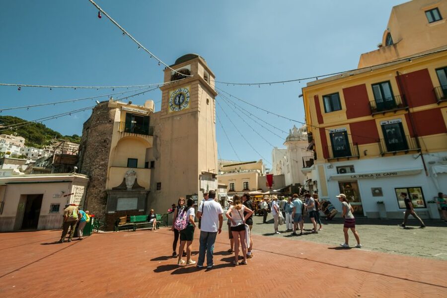 From Rome: Capri Guided Day Trip with Blue Grotto - Crossing from Naples to Marina Grande