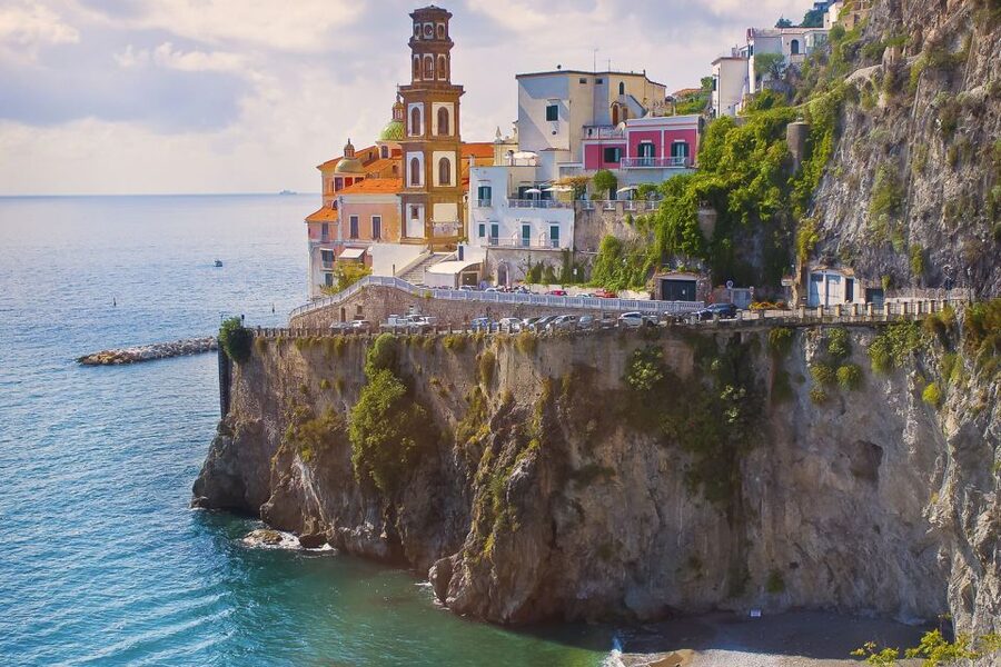 From Rome: Positano & Amalfi Coast Day Trip by Train & Ferry - Positano first: steep streets and a famous beach