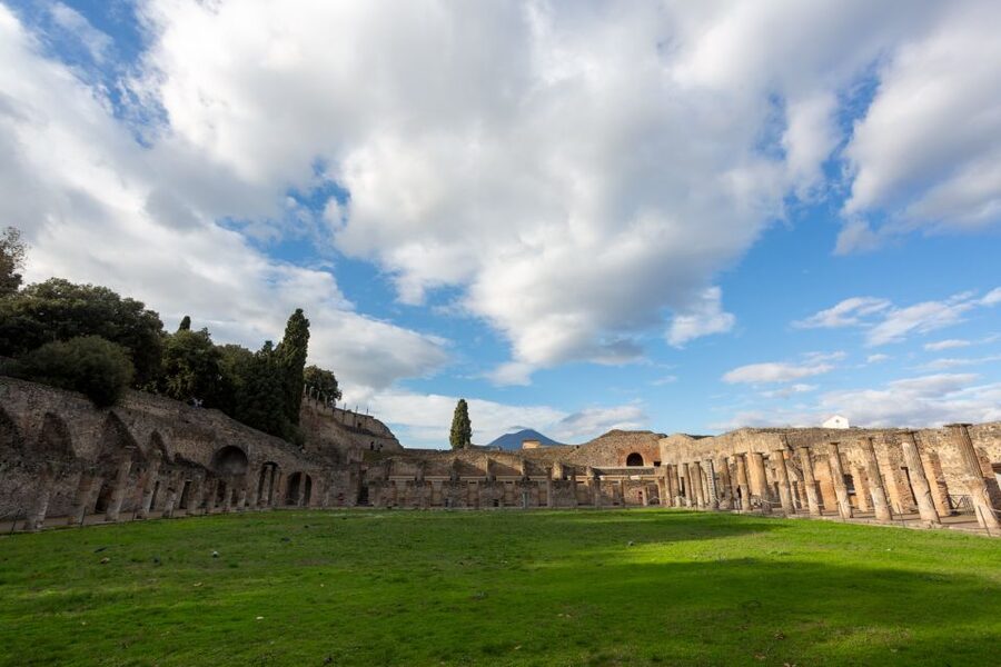 From Rome: Sorrento & Pompeii Day Tour with Hotel Pickup - Entering Pompeii with skip-the-line access