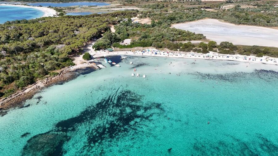 From San Teodoro: Tavolara Archipelago Grand Tour - La Cinta departure: find the right patch of beach