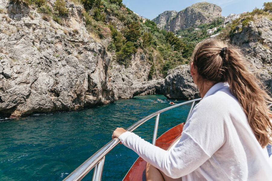 From Sorrento: Amalfi and Positano Full-Day Trip by Boat - Positano: pastel houses and steep streets