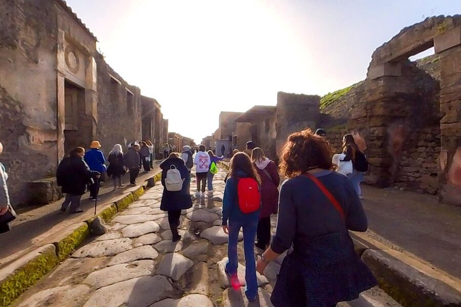 From Sorrento: Pompeii and Vesuvius Guided Tour with Lunch - Pizza on the slopes of Vesuvius