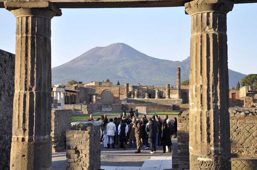 From Sorrento: Pompeii Ruins All-inclusive Guided Tour - Baths, theaters, and private homes