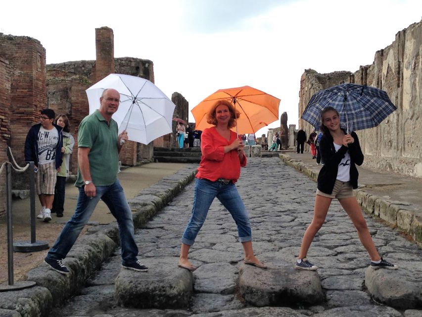 From Sorrento: Pompeii Ruins All-inclusive Guided Tour - Mosaics, frescoes, and body casts
