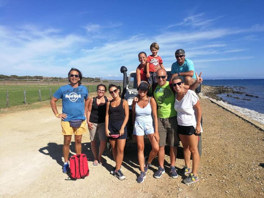 From Stintino: Asinara minivan tour - Cala Sabina gives you the proper beach break