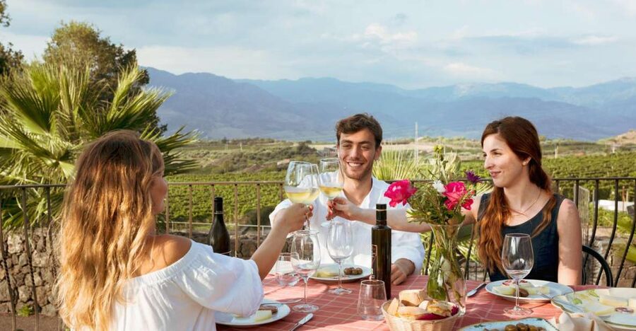 From Taormina: Mount Etna Food and Wine Tasting Tour - From Taormina to Etna’s lava-grown vineyards