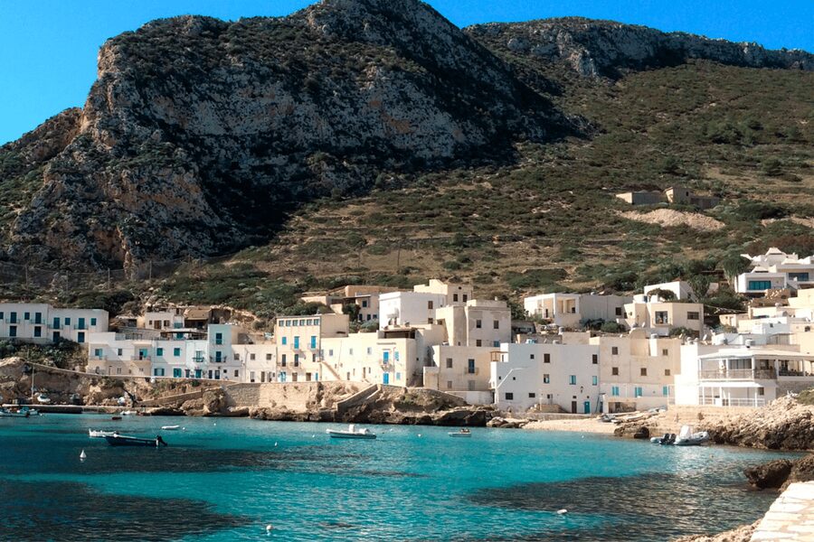 From Trapani: Favignana and Levanzo Egadi Island Day Cruise - Two hours in Favignana village