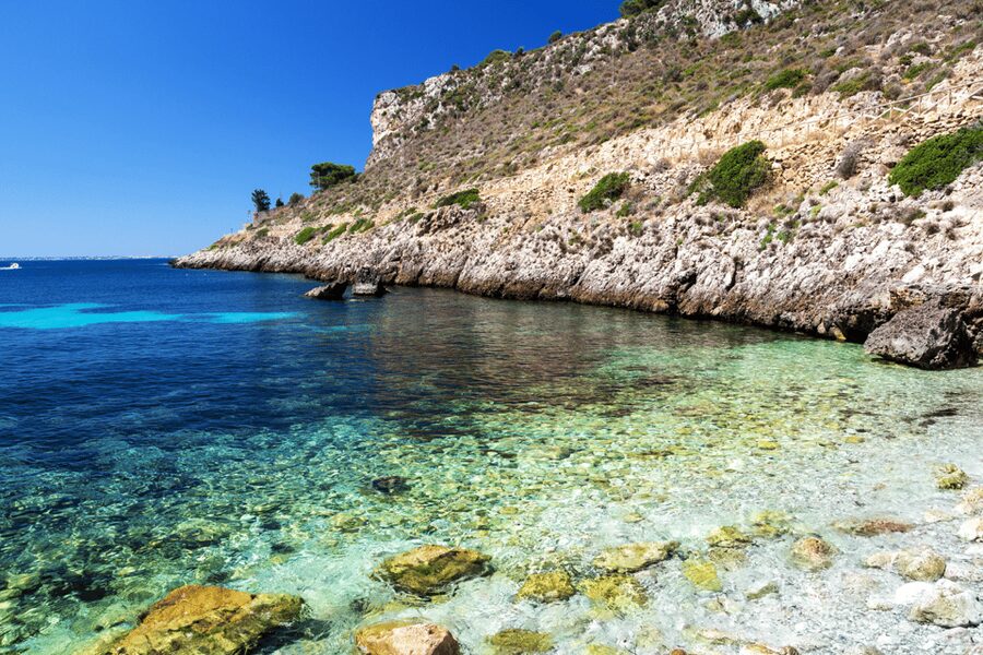 From Trapani: Favignana and Levanzo Egadi Island Day Cruise - Cala Minnola ends with panelle and prosecco