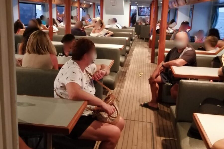 From Tropea: Lipari Panarea Stromboli Night Cruise - Panarea: a quick look at the island’s polished side