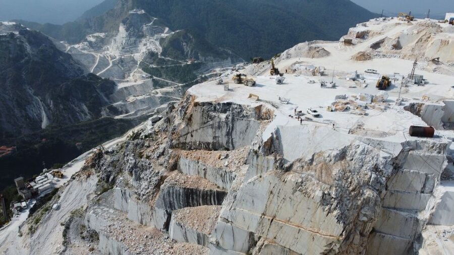 From Tuscany Carrara: Marble Quarries Tour by Jeep - Open-air quarries and high mountain views