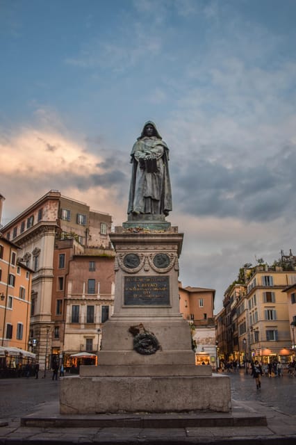 Ghosts, Legends & Mysteries of Rome Tip-Based Walking Tour - Campo de’ Fiori is a fitting finish