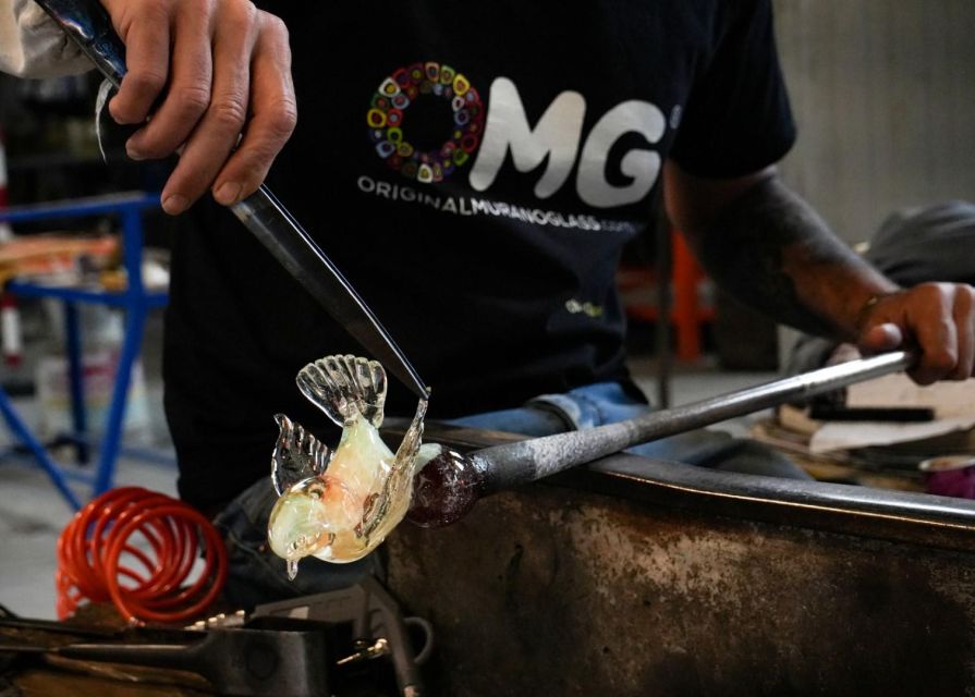 Glass Blowing Show Visit Murano Glass Factory & Showroom OMG - What happens during the 15-minute factory visit
