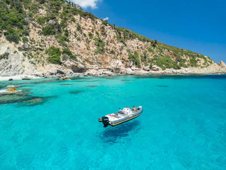 Guided cruise to Cala Goloritzè, Cala Mariolu, Cala Gabbiani, and Biriala - A full day along Sardinia’s Gulf of Orosei