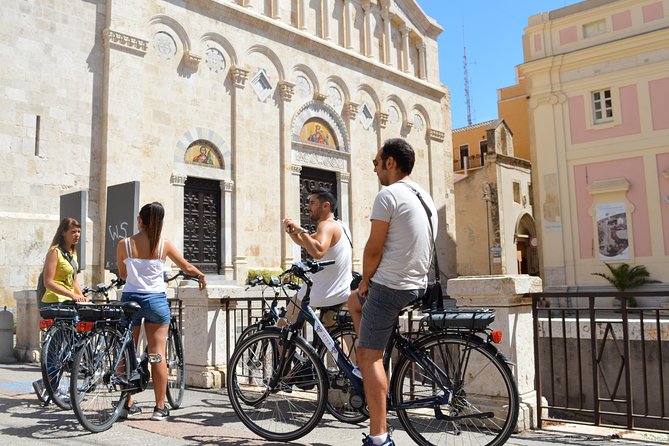 Guided Electric Bicycle Tour in Cagliari - Piazza Palazzo and the old seats of power