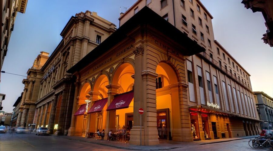 Hard Rock Cafe Florence with Set Menu for Lunch or Dinner - A central Florence meal inside the former Gambrinus Cinema