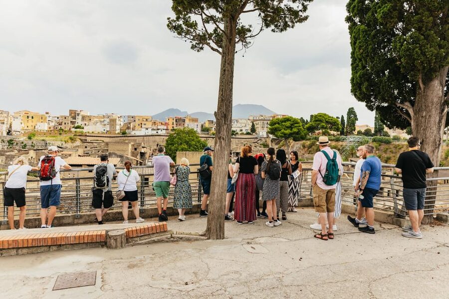 Herculaneum: Skip-the-Line Guided Tour with Archaeologist - Casa dei Cervi and the homes of the wealthy