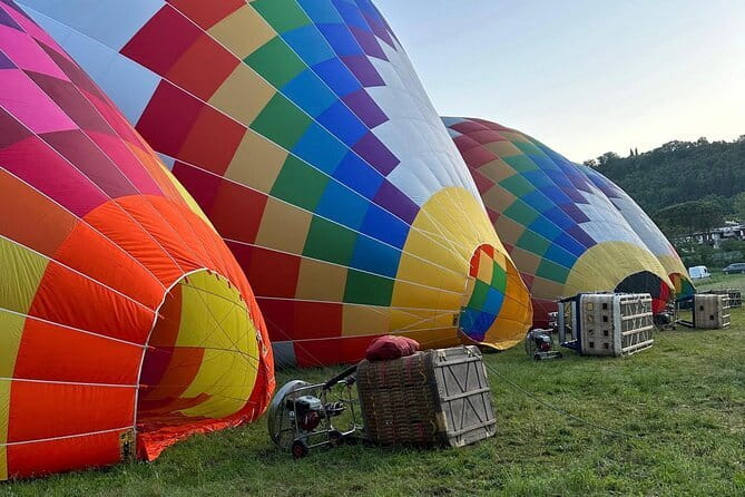 Hot Air Balloon ride in Tuscany countryside from Chianti - Floating above the Chianti countryside