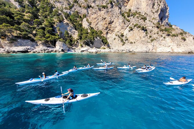 Kayak tour in Capri between caves and beaches. Photos included. - Grotta dell’Acqua and the changing cave light