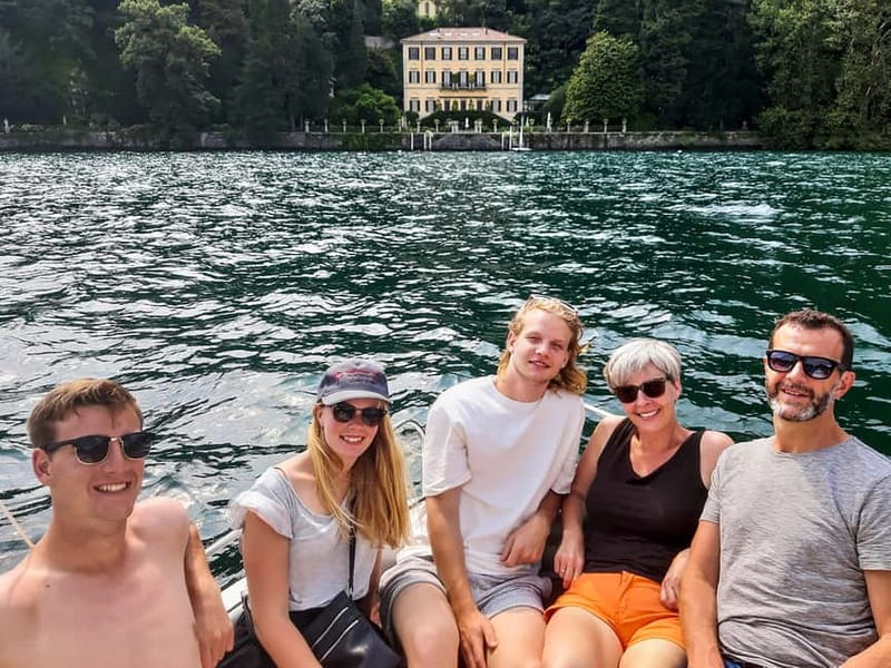 Lake Como: 2h Shared Boat Tour with Wine Tasting - Torno, Villa Pliniana, and the swimming break