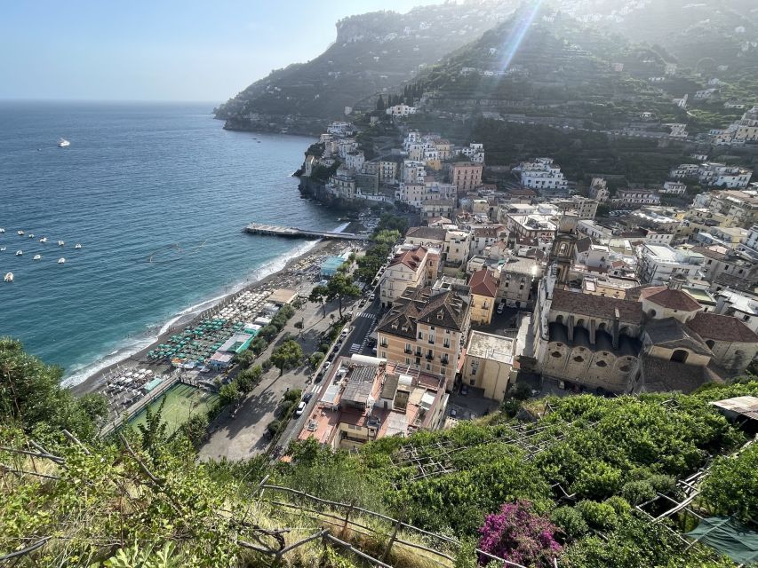 Maiori: Amalfi Coast Path of Lemons Day Trip with Tastings - Belvedere Mortella and the coast below