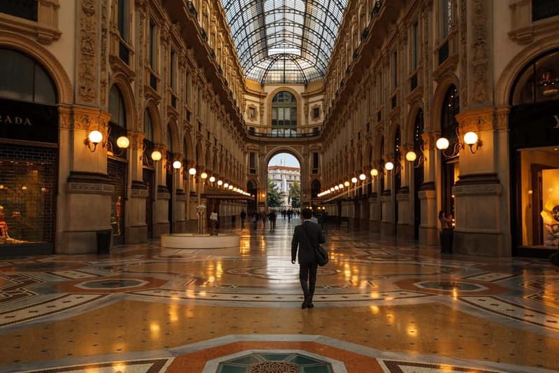 Milan: Best of City Walking Tour with Last Supper Tickets - Walking toward La Scala through central Milan